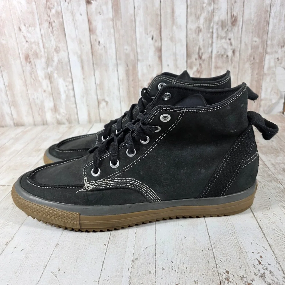 Converse Chuck Taylor All Star Outsider Black Nubuck Gum Sole Boots 135266C 12